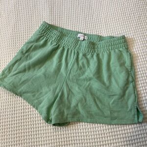 Colsie Lime Mint Green Sweatshorts
